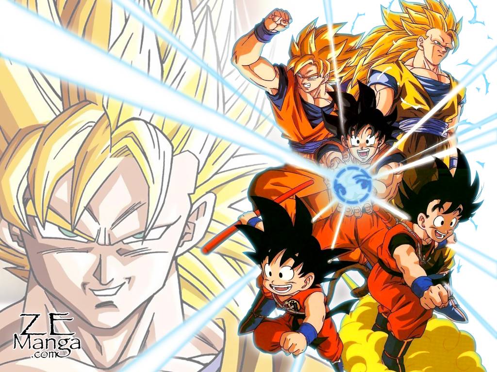 Kid Goku To Ss3 Dragon Ball Z Wallpaper