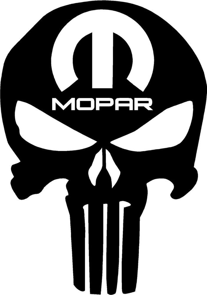 Details About Mopar Punisher Decal Sticker B Dodge Charger