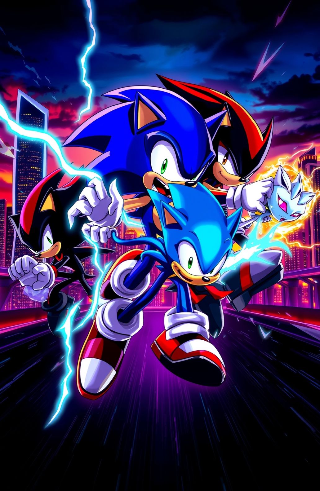 Sonic Shadow And Silver Wallpaper