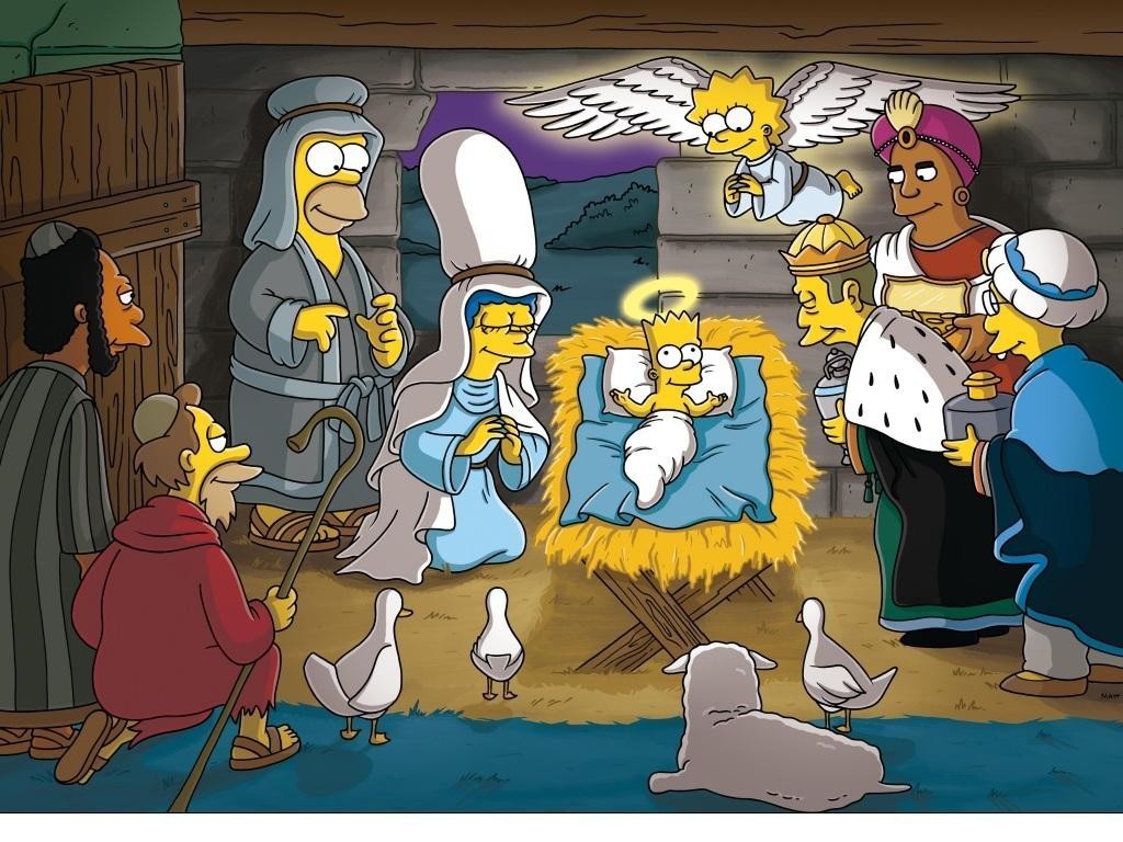 Christmas Simpsons The Wallpaper