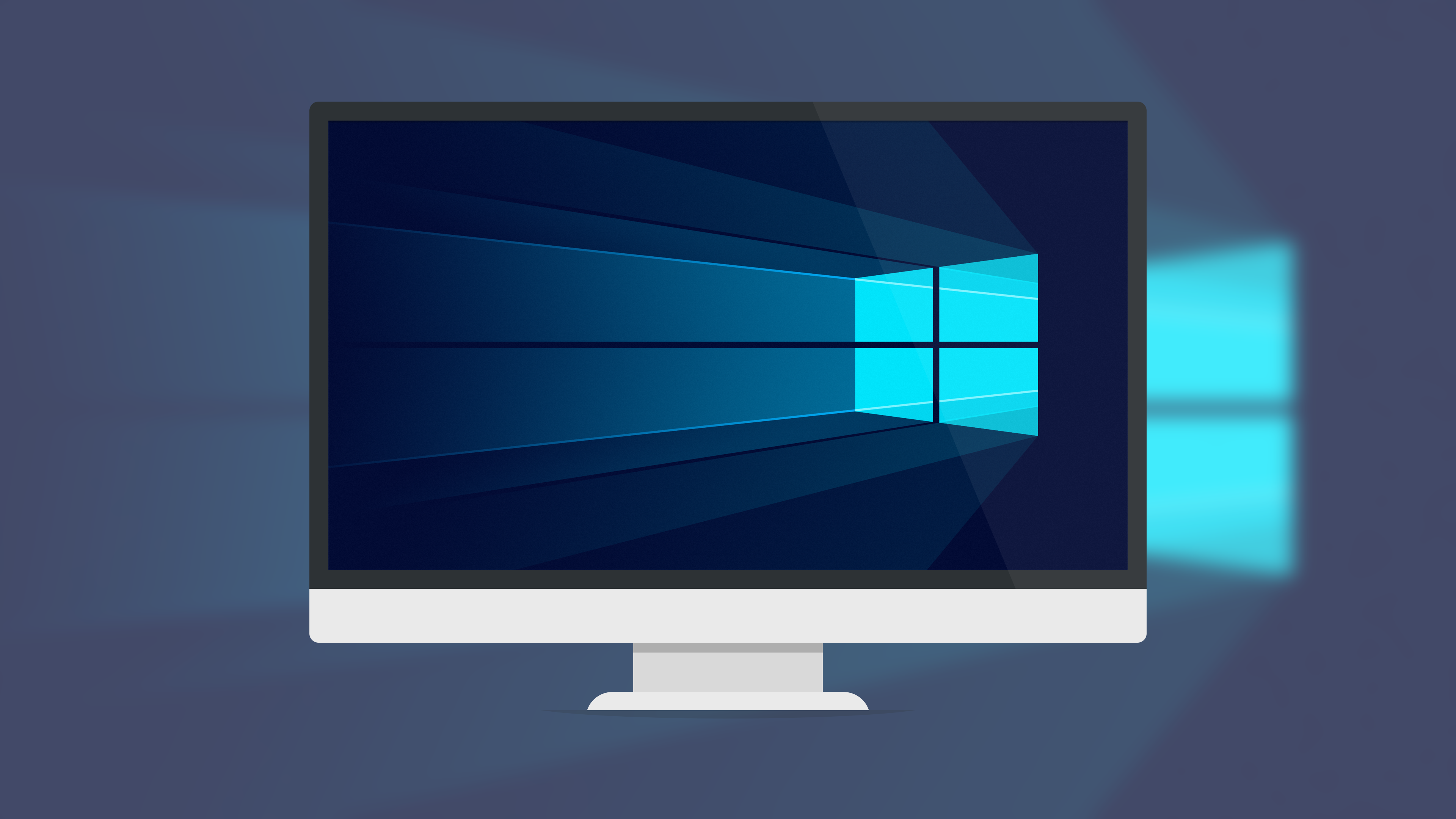 Windows 10 Bliss At Night Minimal, windows-10, windows, computer,  minimalism, HD wallpaper