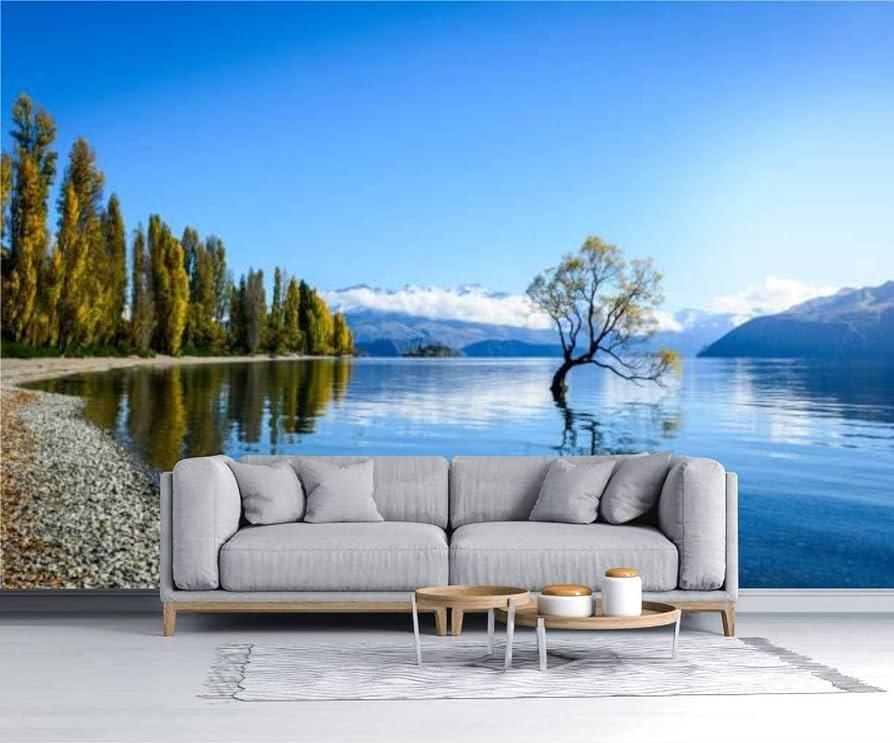 Amazon Ijzhfcazgi Wallpaper Wanaka Lake Peel Stick