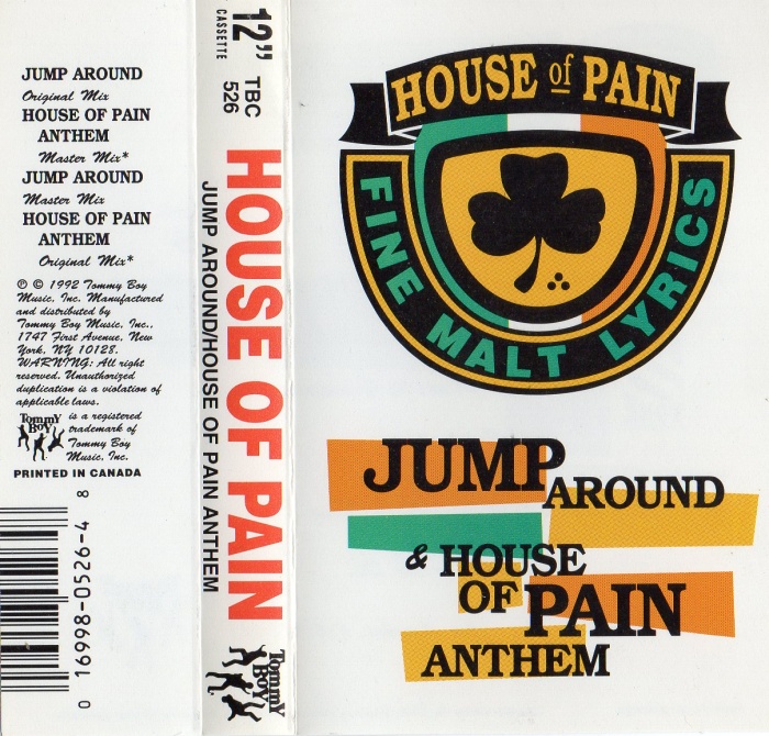Cassette Single House Of Pain   Jump Around House Of Pain Anthem 700x670