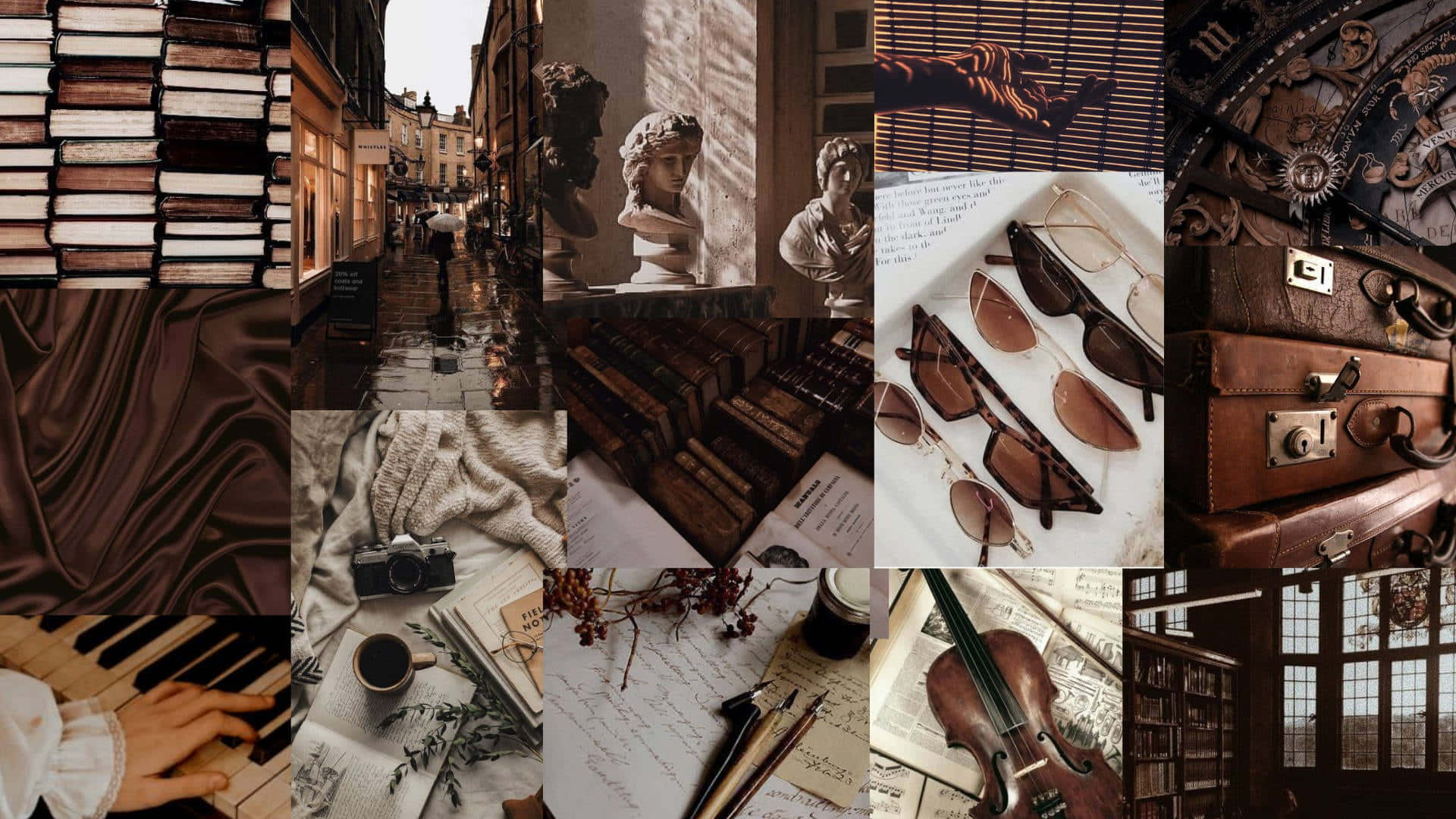 Aesthetic Collage Desktop Wallpaper