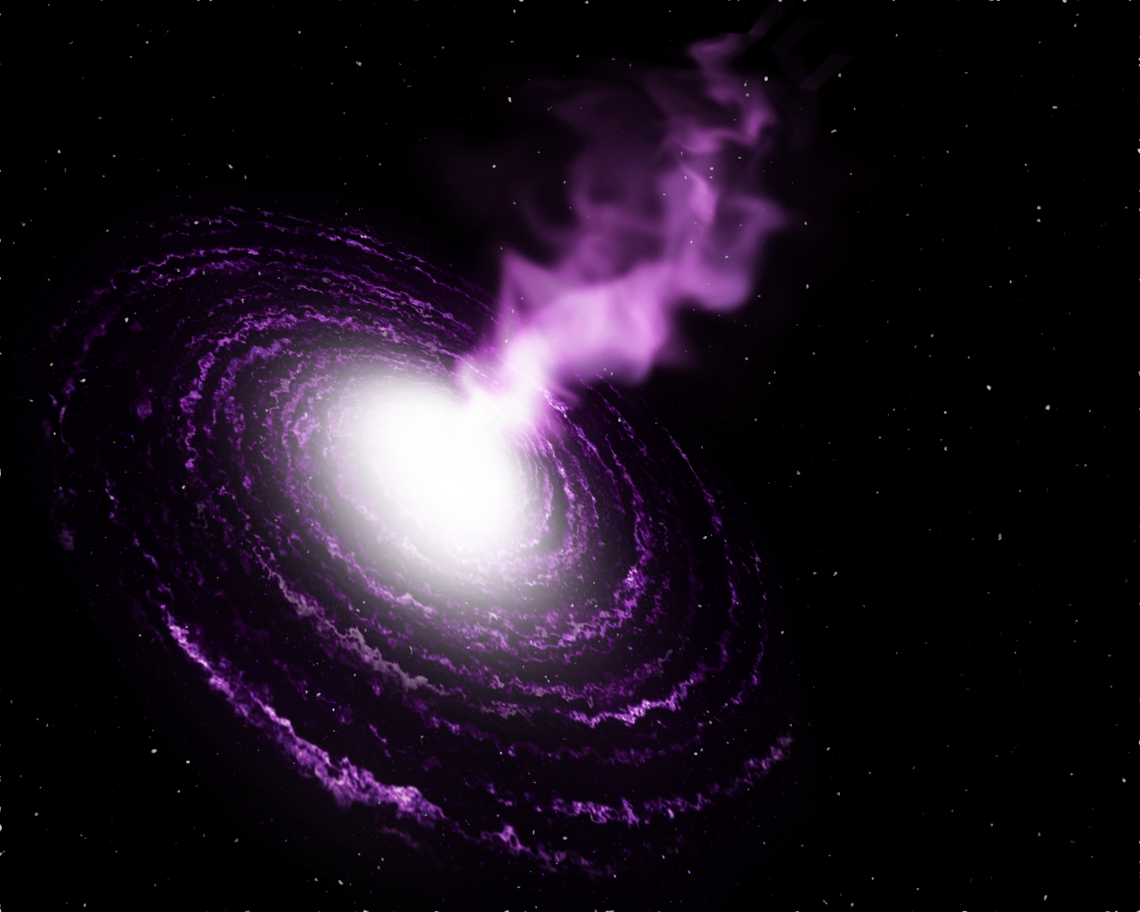 Purple Galaxy Wallpaper HD
