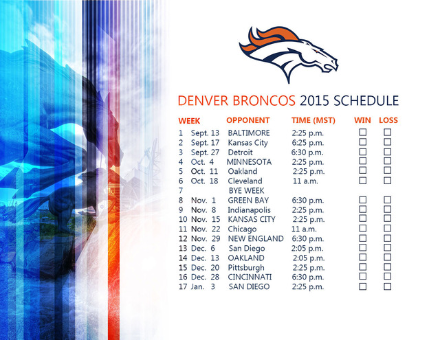 Thread Denver Broncos Schedules Puter Wallpaper And
