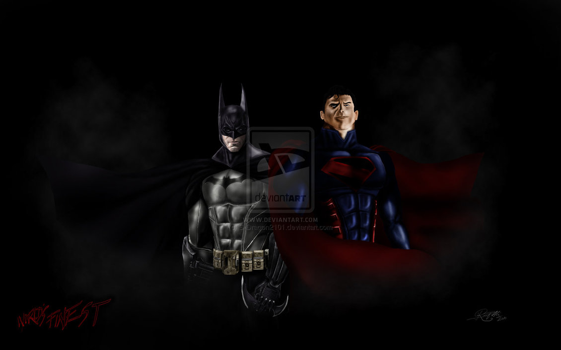 Superman Batman Wallpaper by S Dragon2101 on