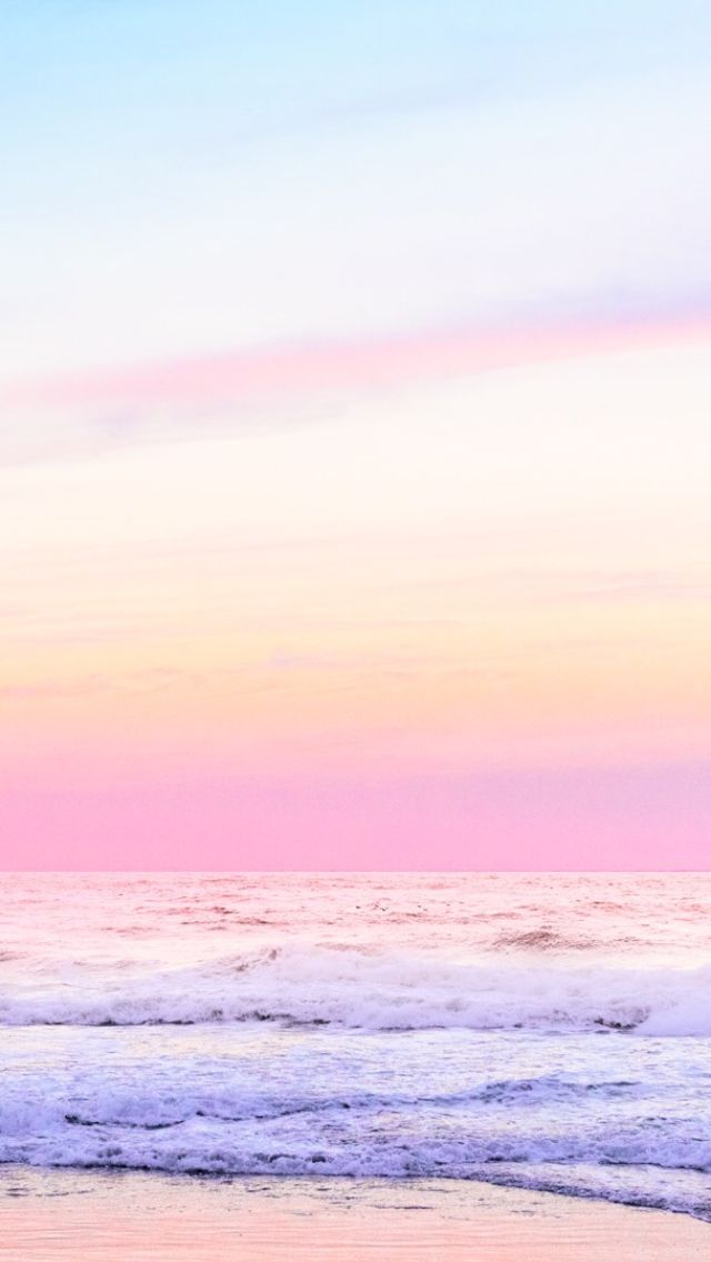 Matt Crump Photography Pastel iPhone Wallpaper Ocean Beach