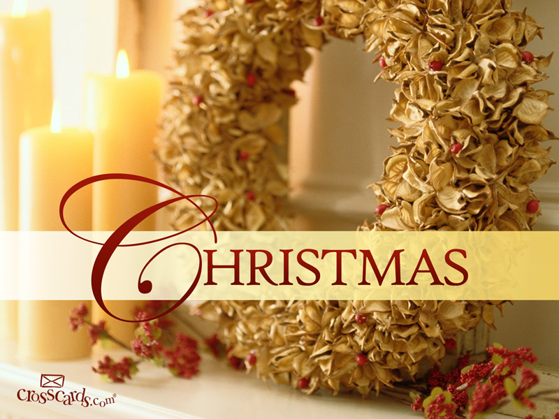 Christmas Wreath Desktop Wallpaper   Free Seasons Backgrounds