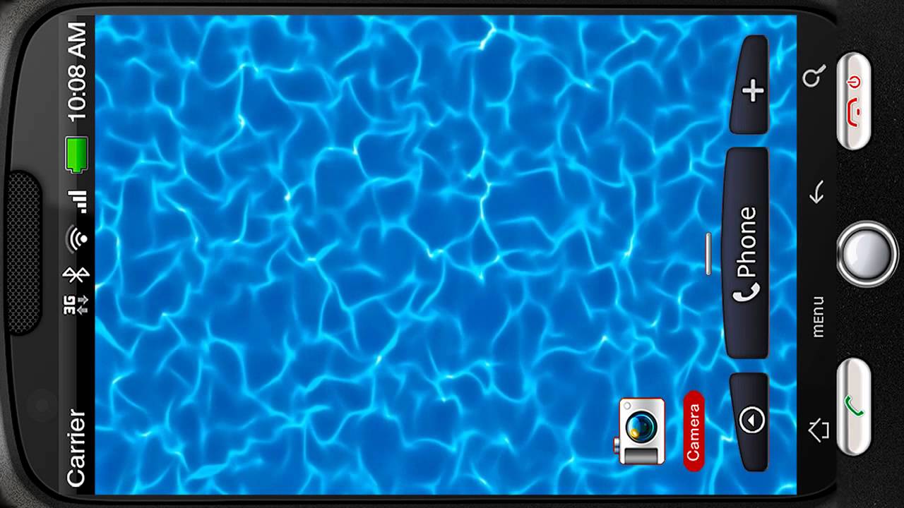 Sunlit Pool Water Reflection Deluxe HD Edition 3d Live Wallpaper For