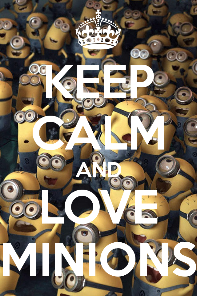 Keep Calm And Love Minions Carry On Image