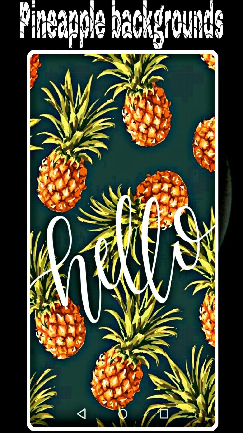 Pineapple Background Wallpaper Cute Kawaii For Android Apk