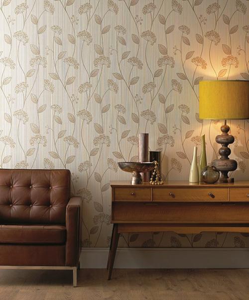 Textured Wallpaper by Graham Brown Living Room Decoration