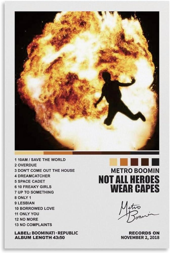 Amazon Metro Boomin Poster Not All Heroes Wear Capes Album
