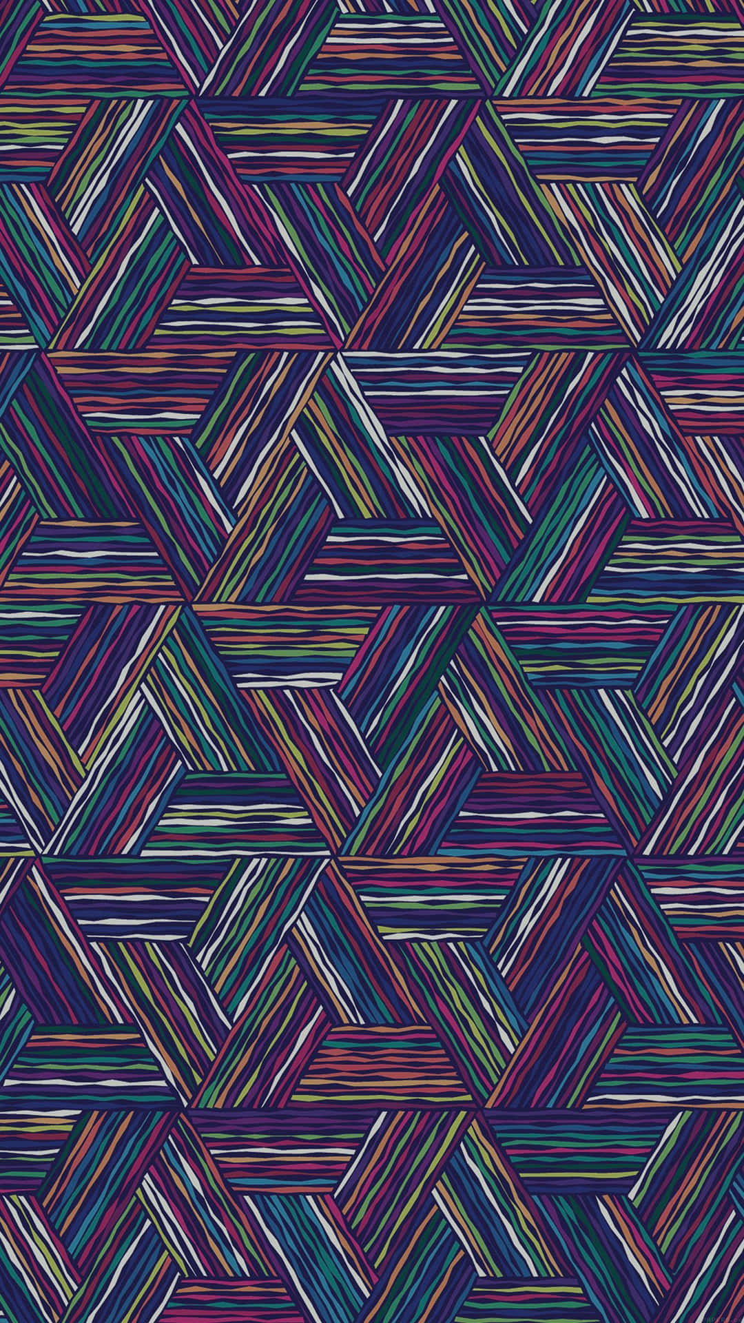 A Colorful Abstract Pattern With Rainbow Of Colors Wallpaper