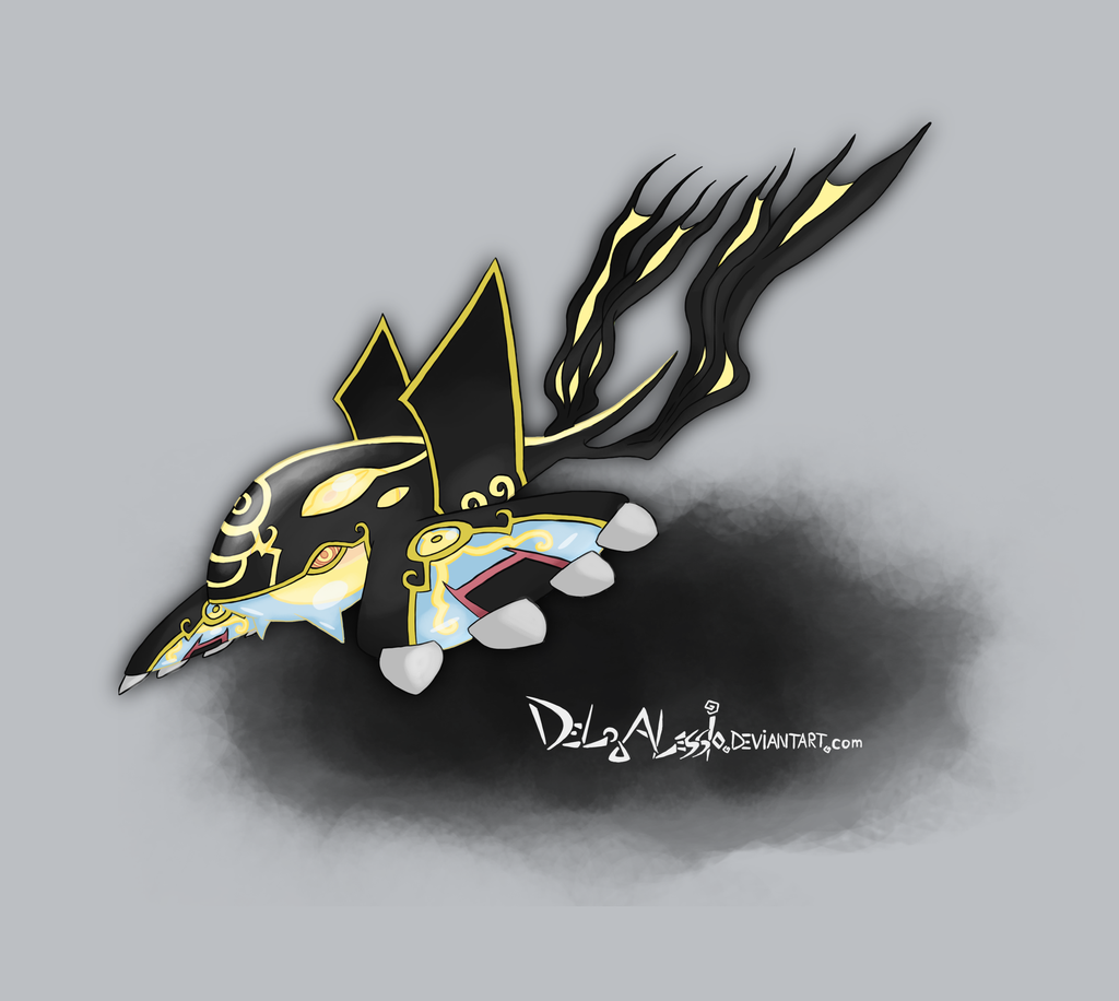 Shiny Primal Kyogre By Delgalessio
