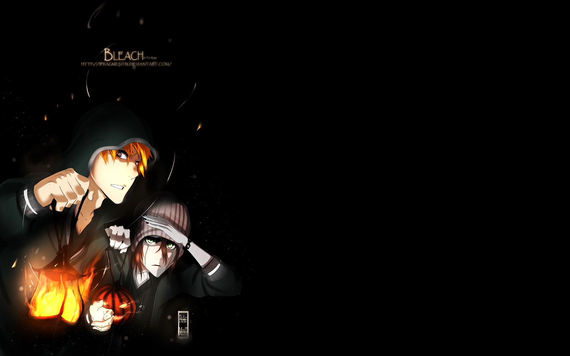 Halloween Lantern Anime Deviant Art HD Wallpaper Widescreen