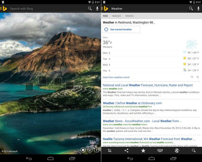 For Android Updated Allow Users To Set Daily Bing Image As Wallpaper