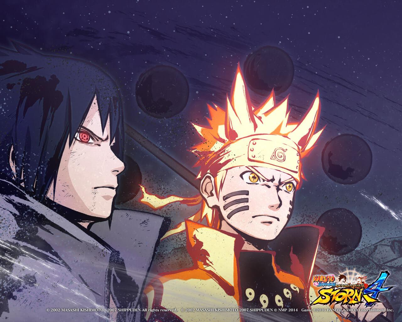 Naruto Ultimate Ninja Series Theme Wallpaper Bandai
