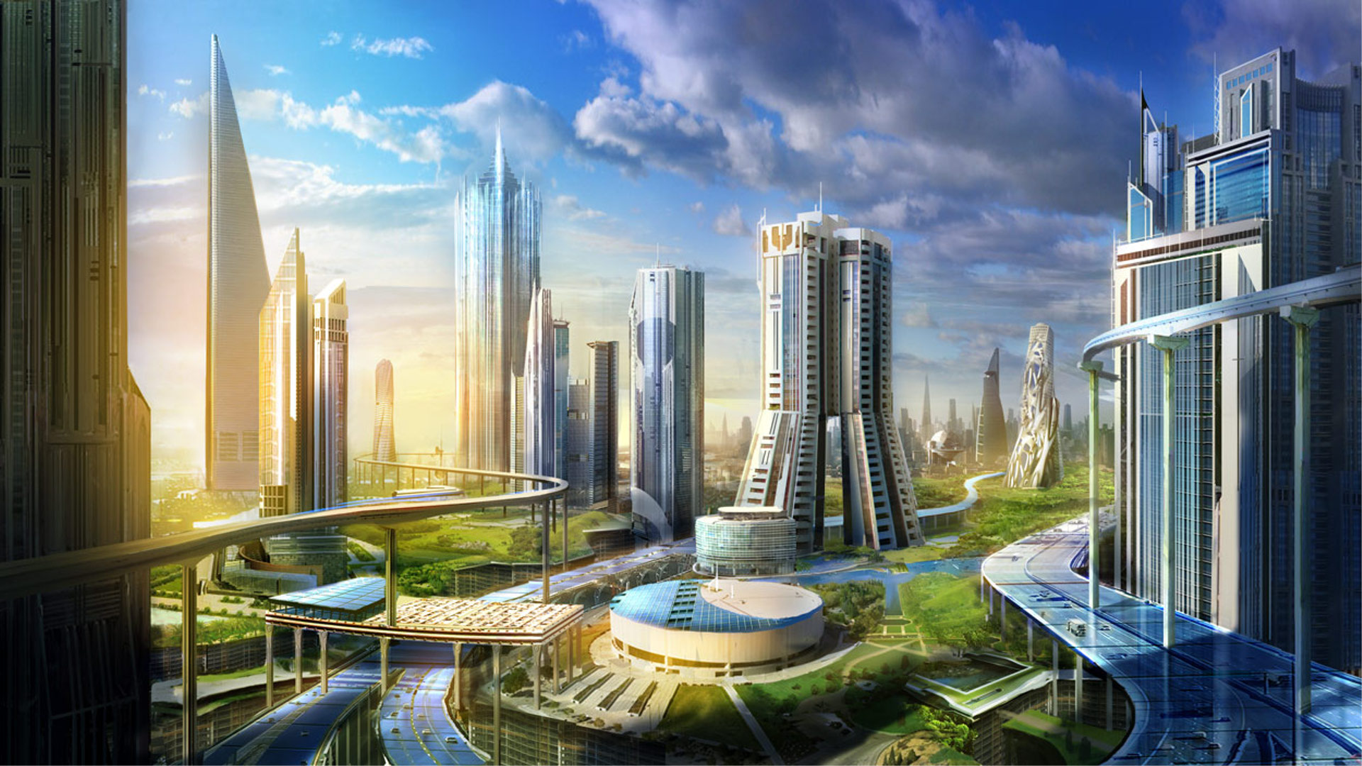 City Of The Future HD Wallpaper Jpg
