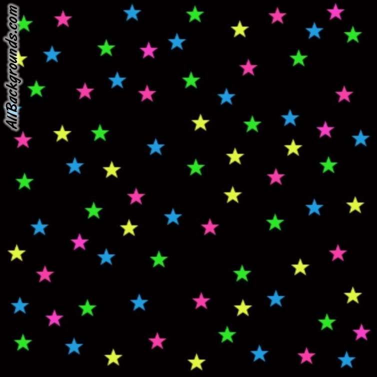 Colorful Tiny Stars Background Myspace
