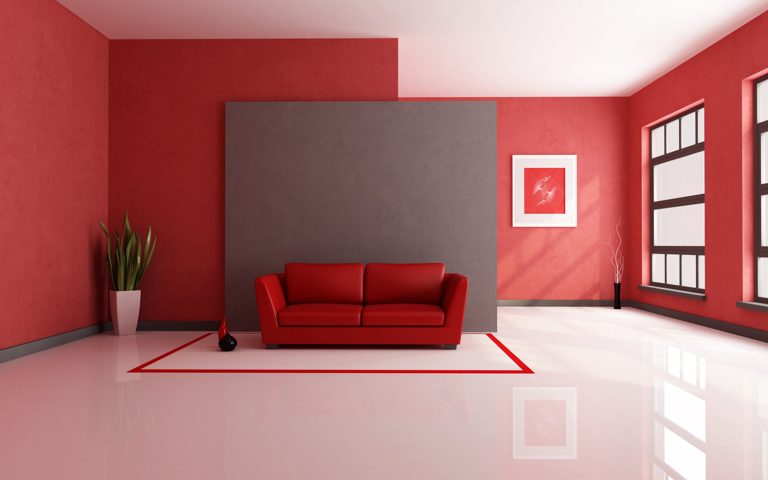 Cara Memasang Wallpaper Dinding Rumah Merah Dalam Ukuran Asli