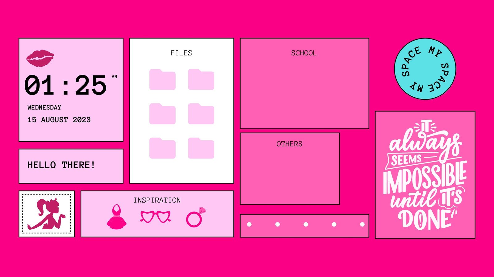Customize Pink Aesthetic Wallpaper Templates Online