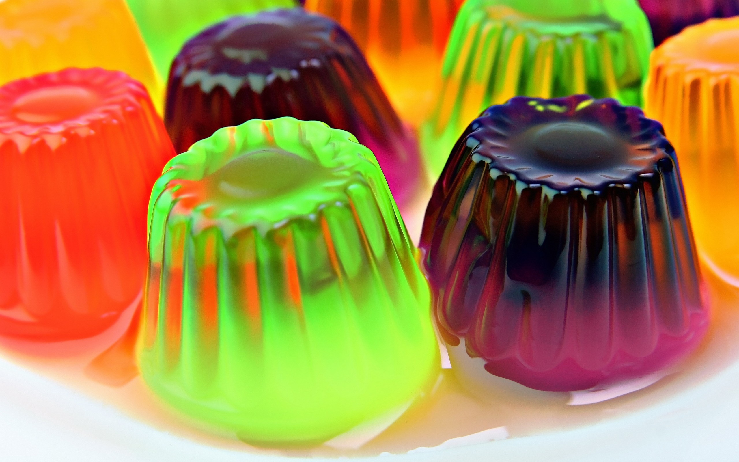 Colourfull Jelly Food HD Wallpaper