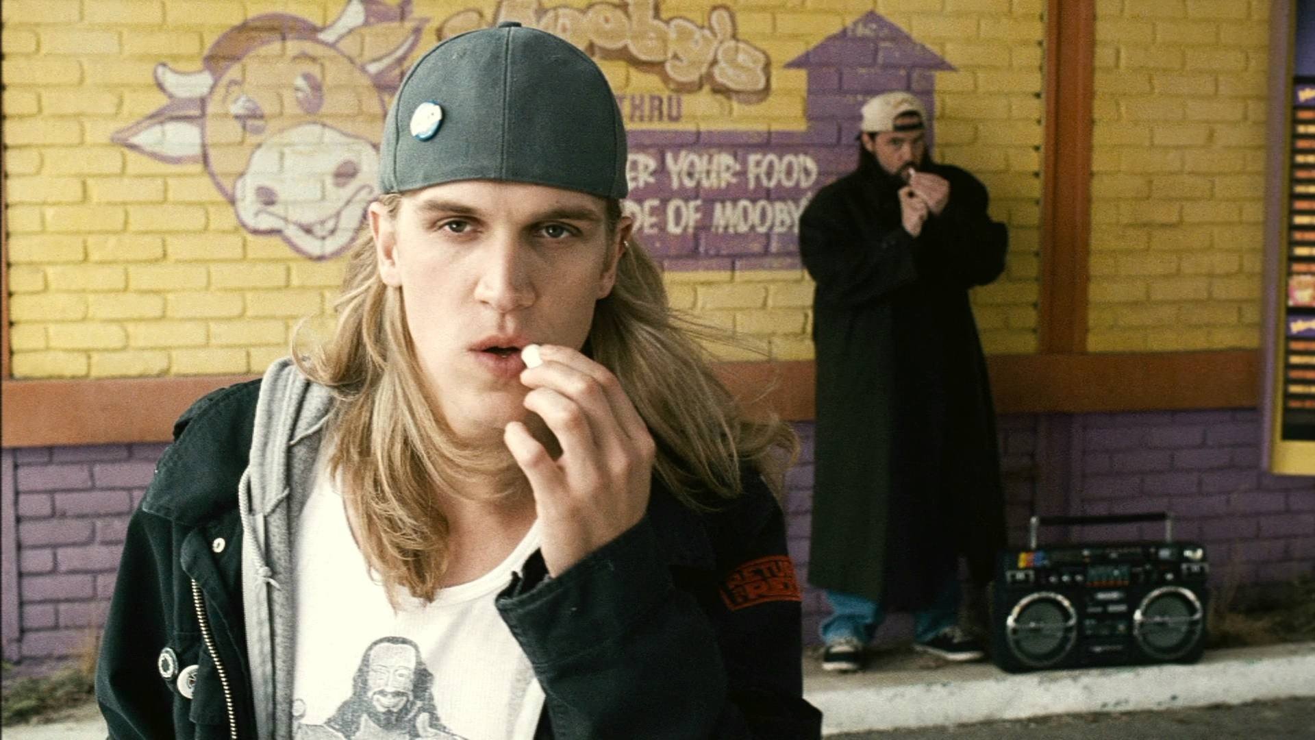 Clerks Edy Jay Silent Bob Funny Humor Indie Wallpaper Background