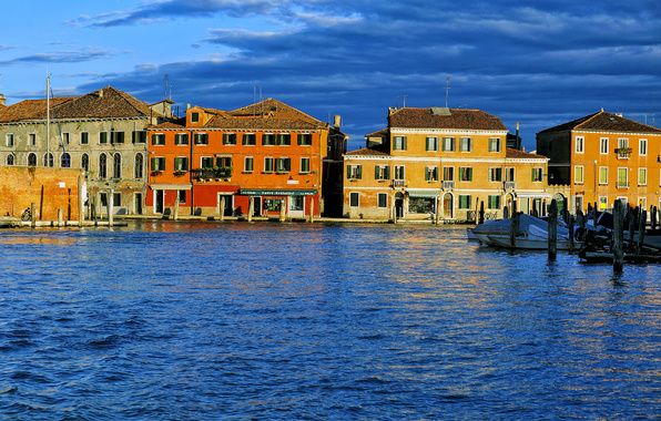 Wallpaper Venice Italy Murano Island Channel Home Sky Clouds