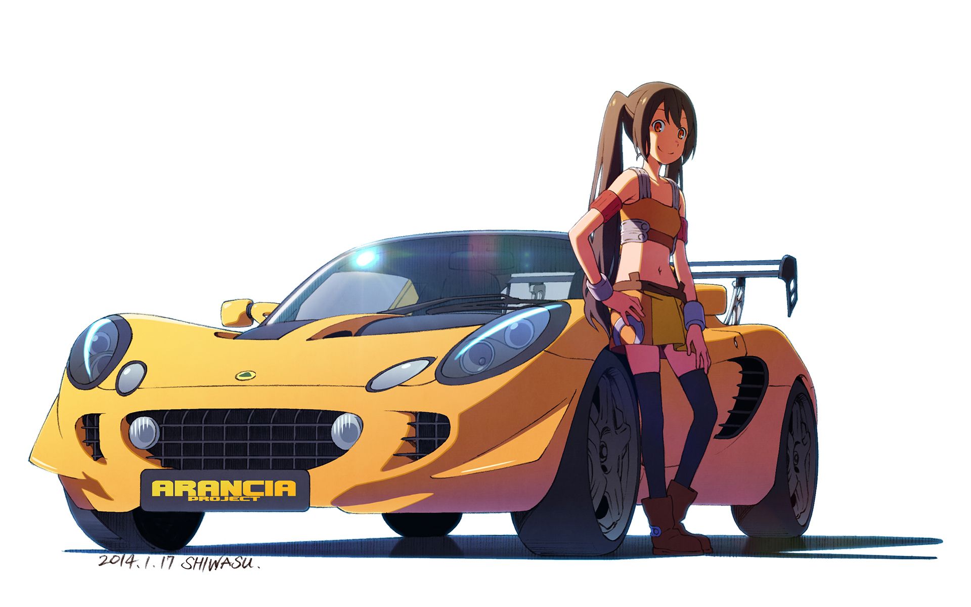 prompthunt: anime car wrap