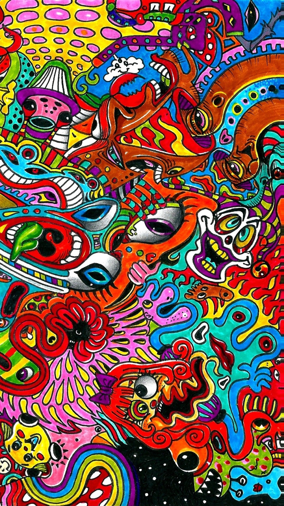 Psychedelic Phone Wallpaper Awesome