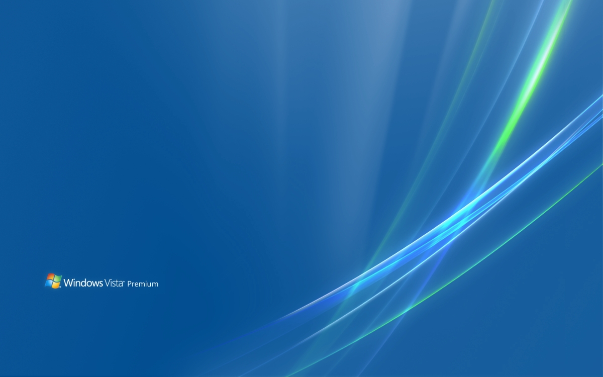 Windows Vista Premium Blue Wallpaper Geekpedia