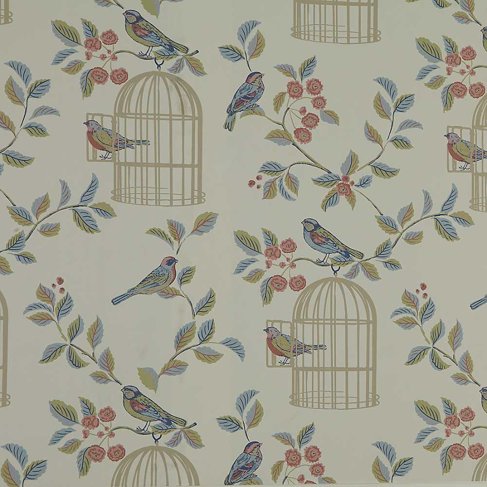 Shabby Chic Songbird Wallpaper By Kaleidoscope