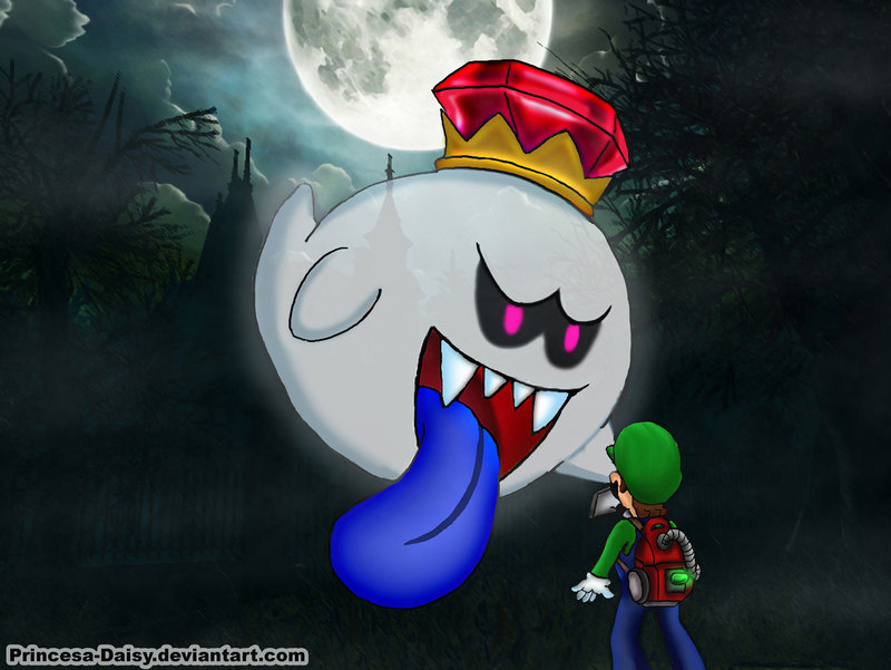Luigi And King Boo By Princesa Daisy