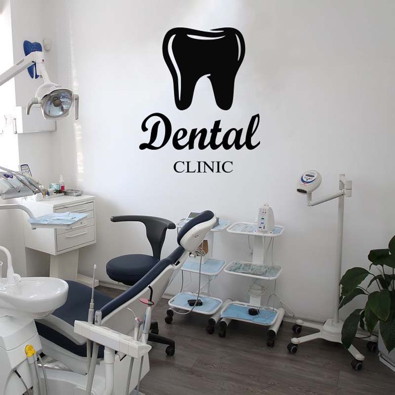 Dental Clinic Removable Wall Stickers For Hospital Art Decor Big