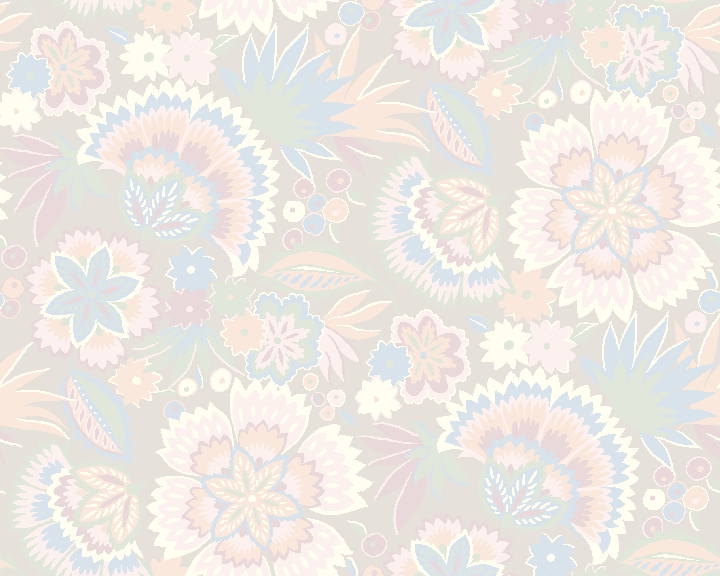 Oriental Flower Print Background Wallpaper