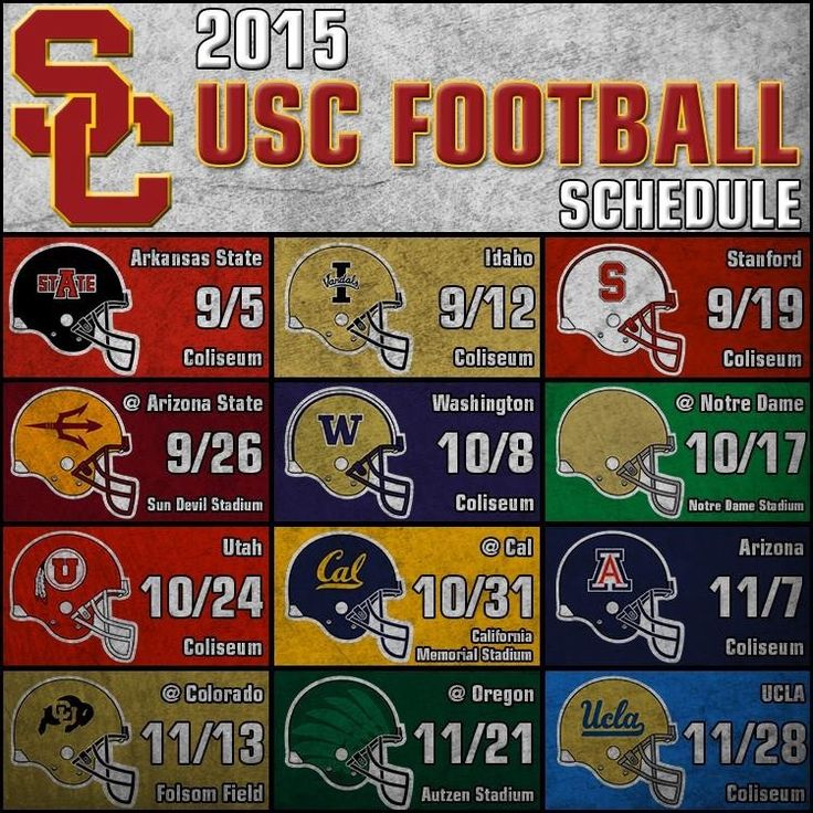 Usc Trojans Football Schedule