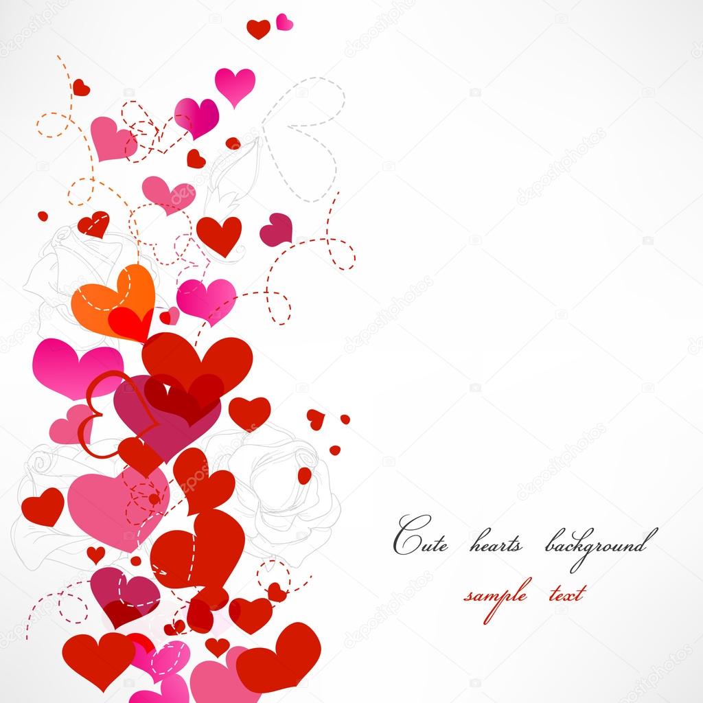 Cute Heart Background Pictures Image