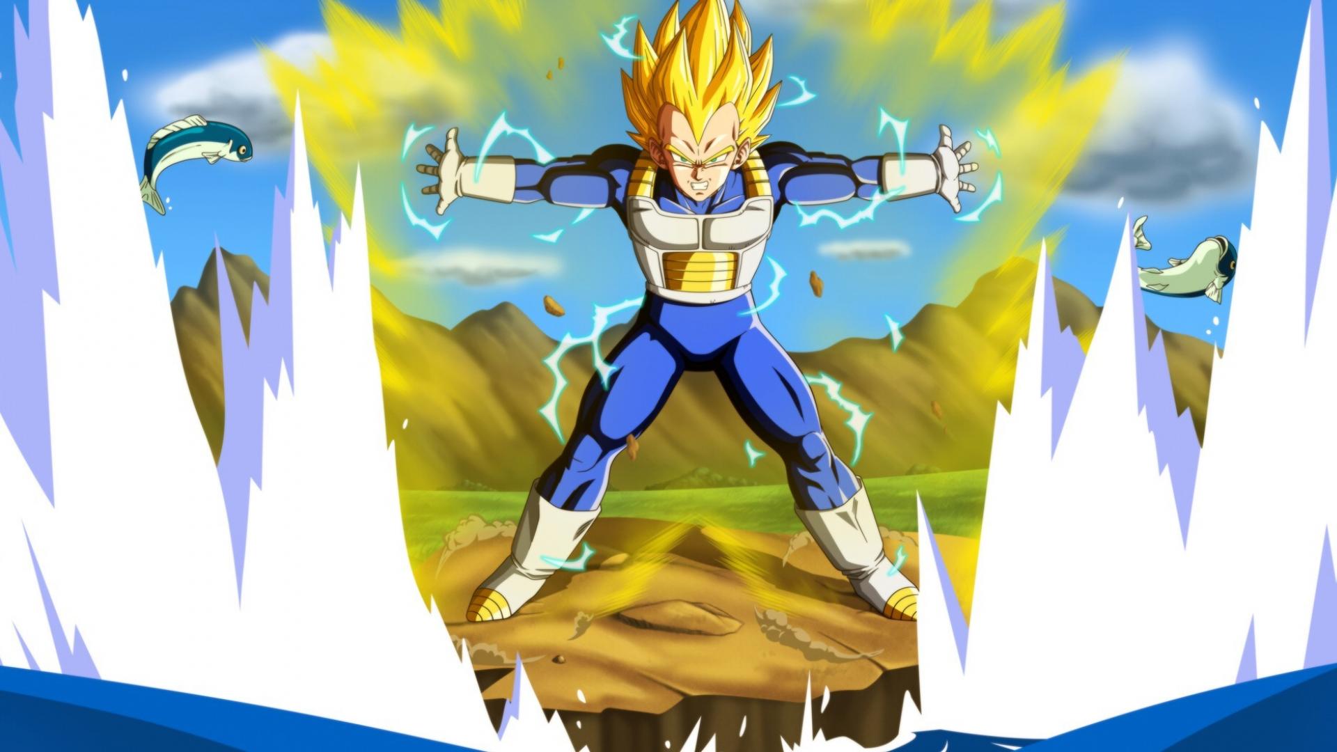Goku And Vegeta With There Power God's 4K wallpaper download