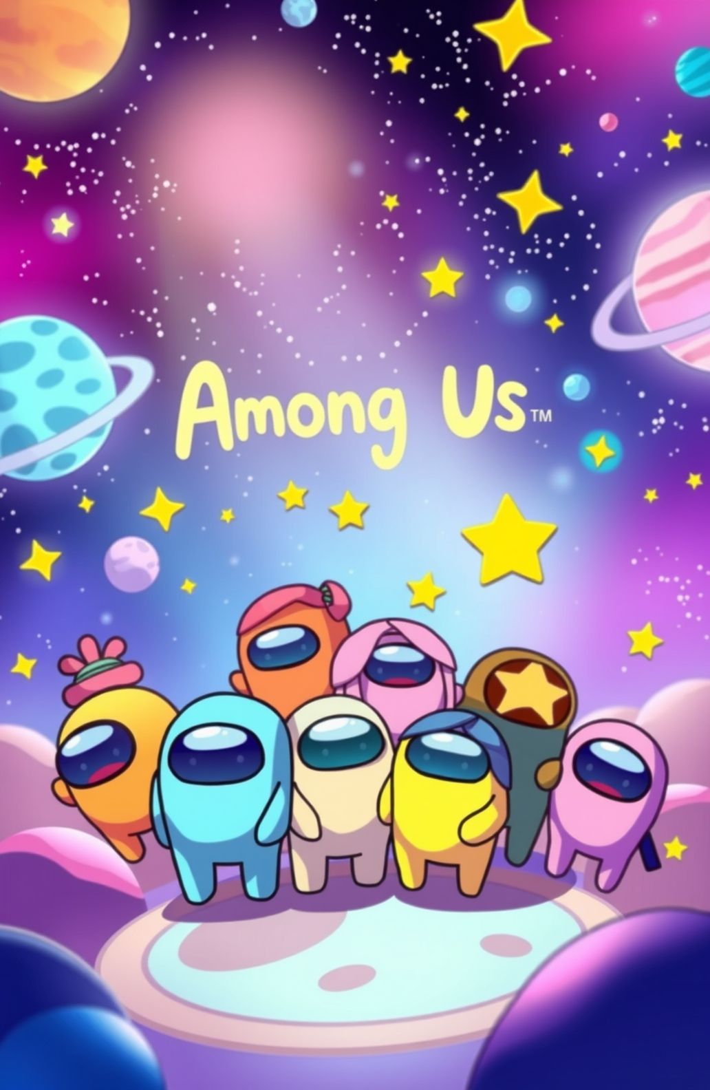 Cute Among Us Wallpaper