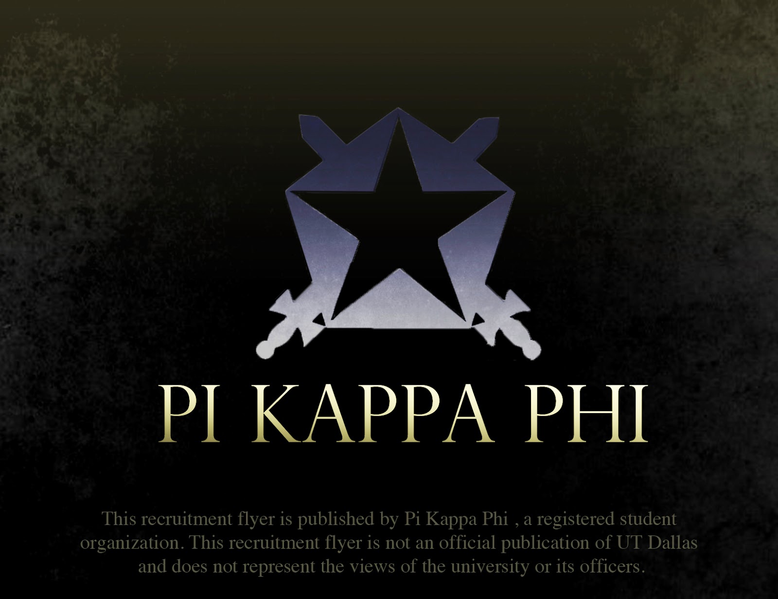 Pi Kappa Phi Rush Flyer