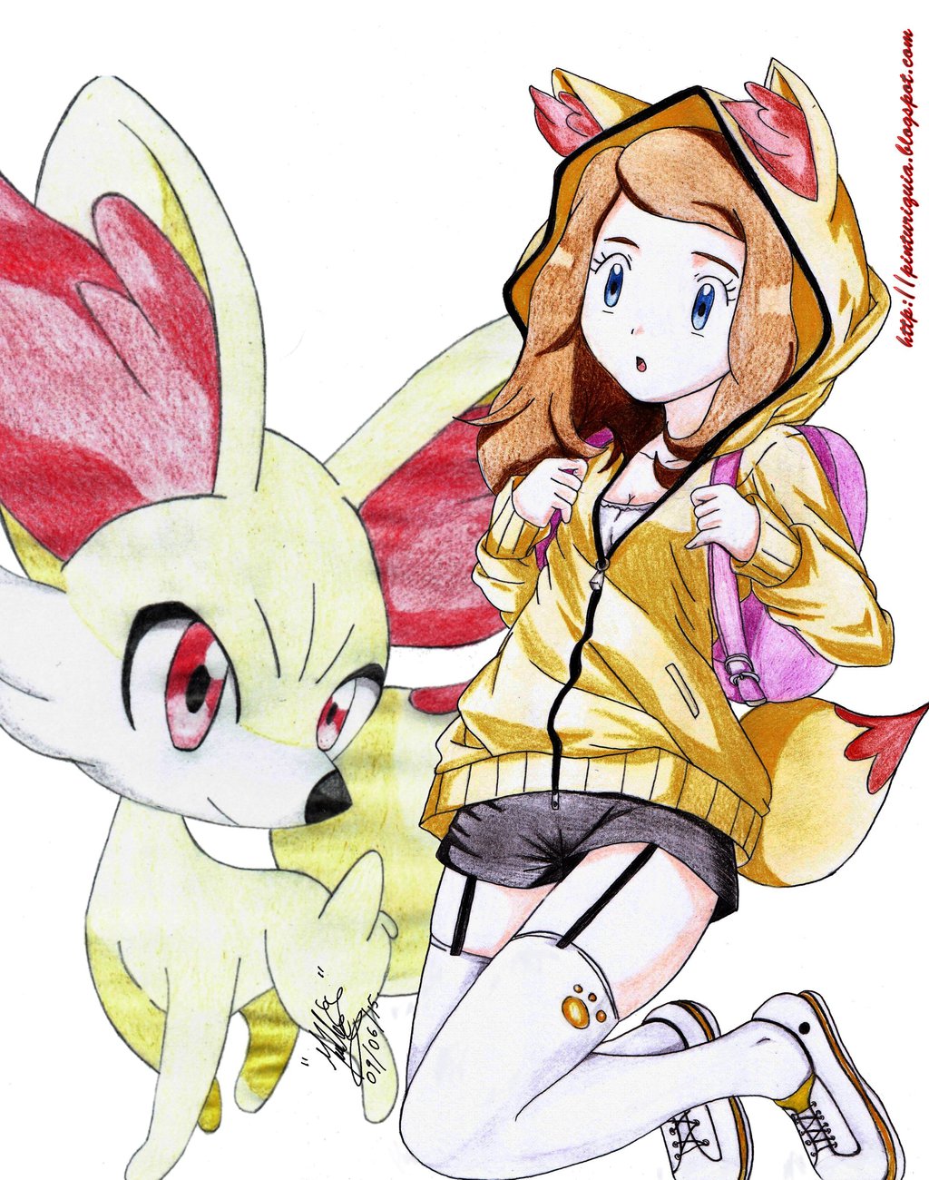 Pokemon X Y Serena By Shinamvec