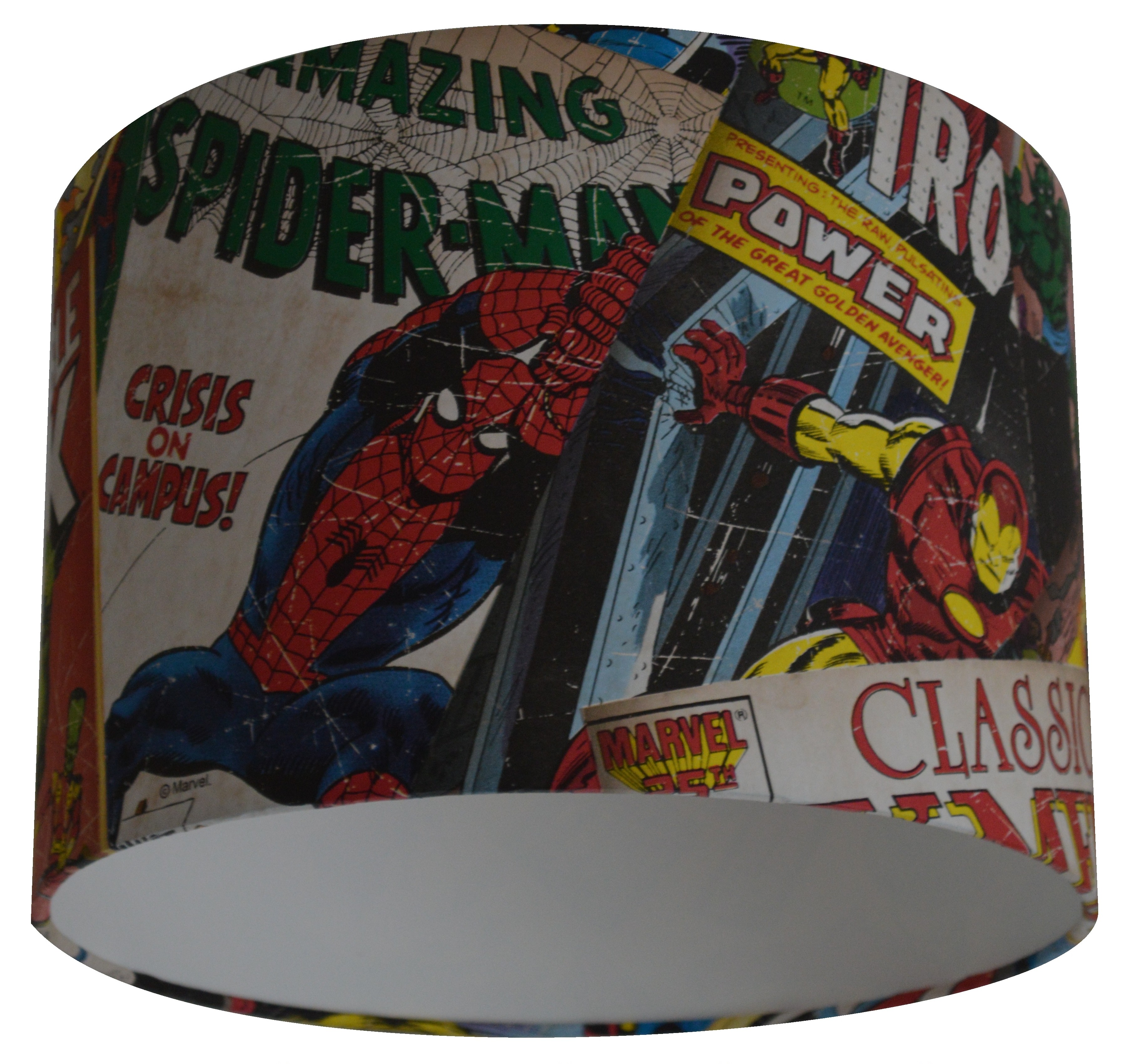 Strip Amazing Spider Man Iron Handmade Wallpaper Lampshade