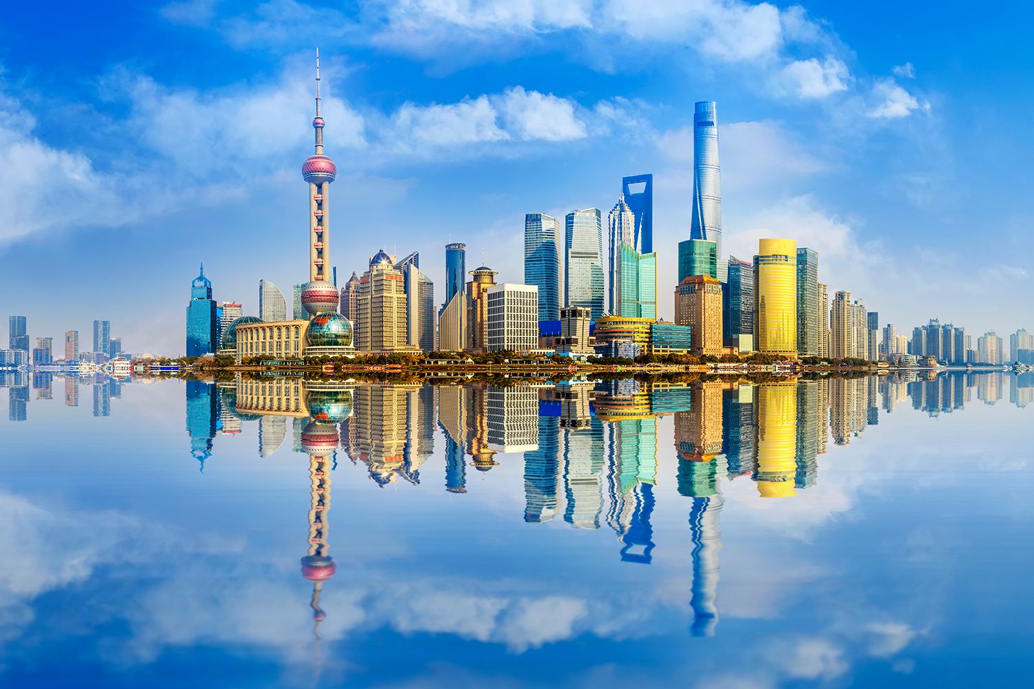 Shanghai Panorama Wallpaper On
