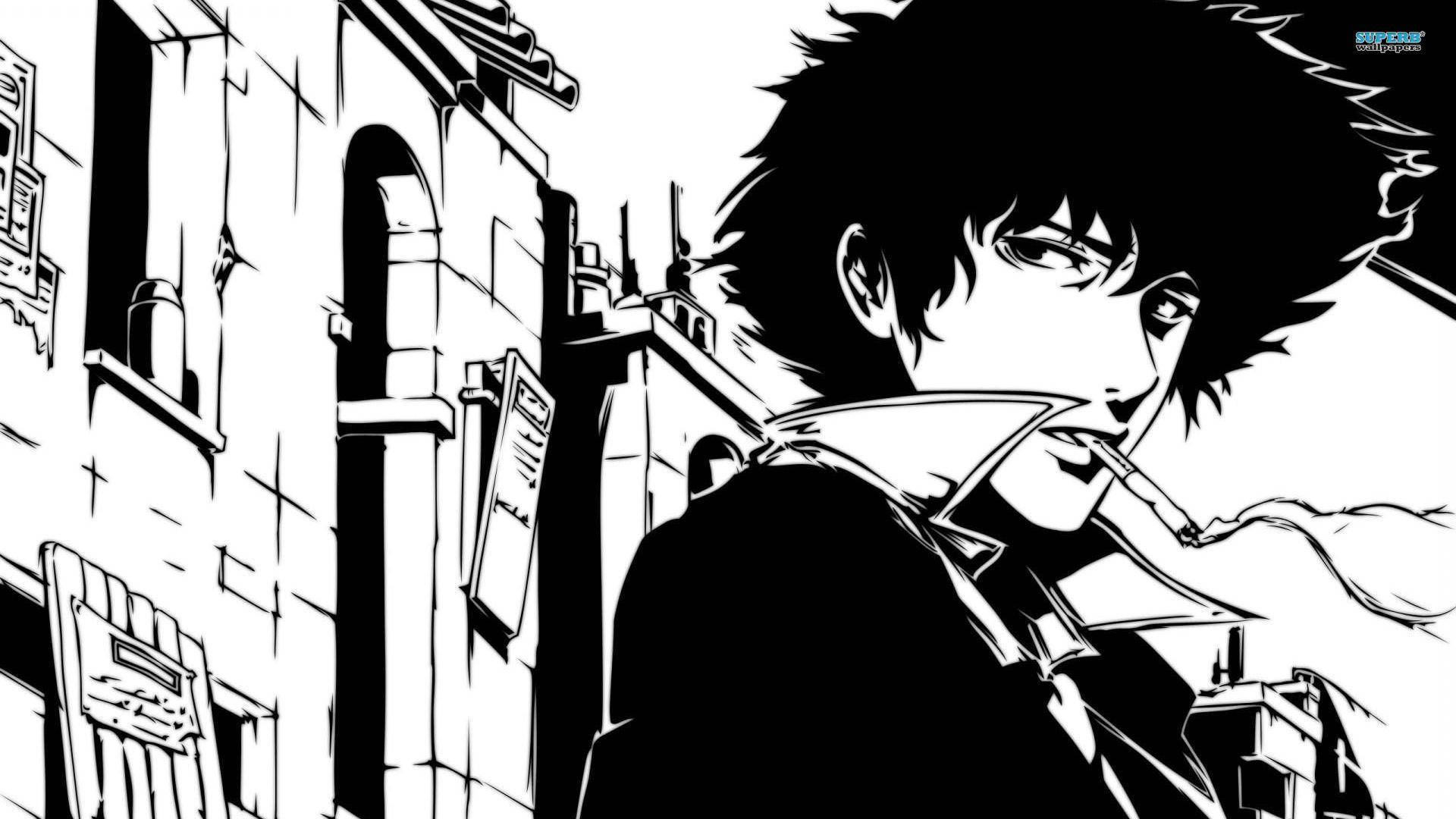 Black And White Anime Wallpaper