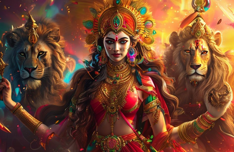 God Durga HD Wallpaper