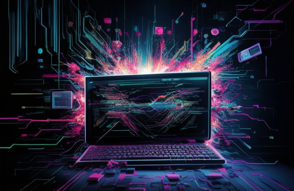 Computer Crash Wallpaper