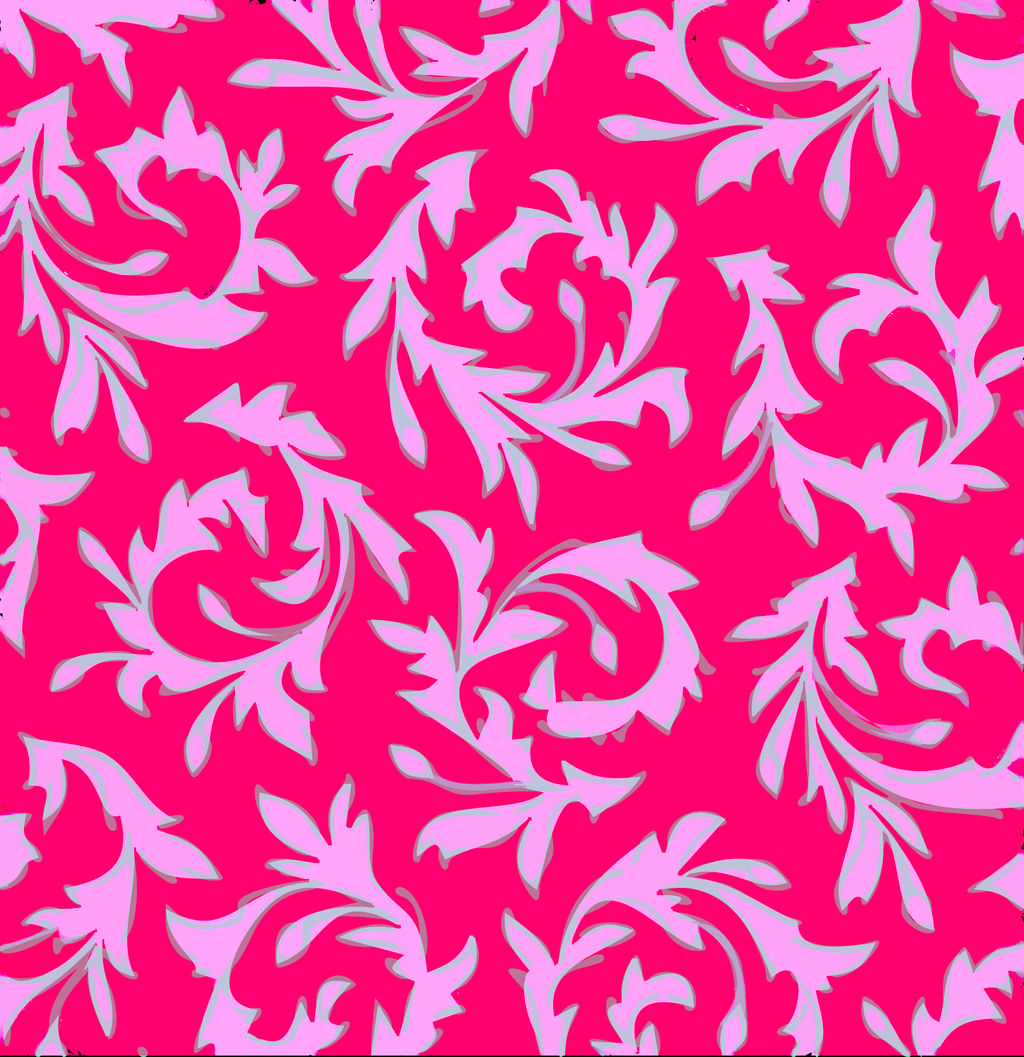 Розовый орнамент