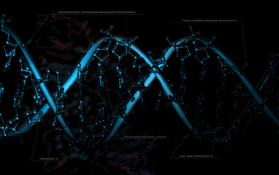 Science template wallpaper or banner with a DNA molecules 2062715 Vector  Art at Vecteezy